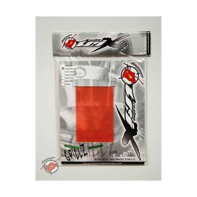 Grillz ventilatierooster voor kart- en autosporthelm kleur neon oranje