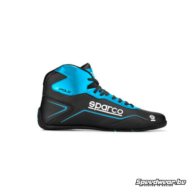 Sparco Kartschoen Pole Zwart Blauw