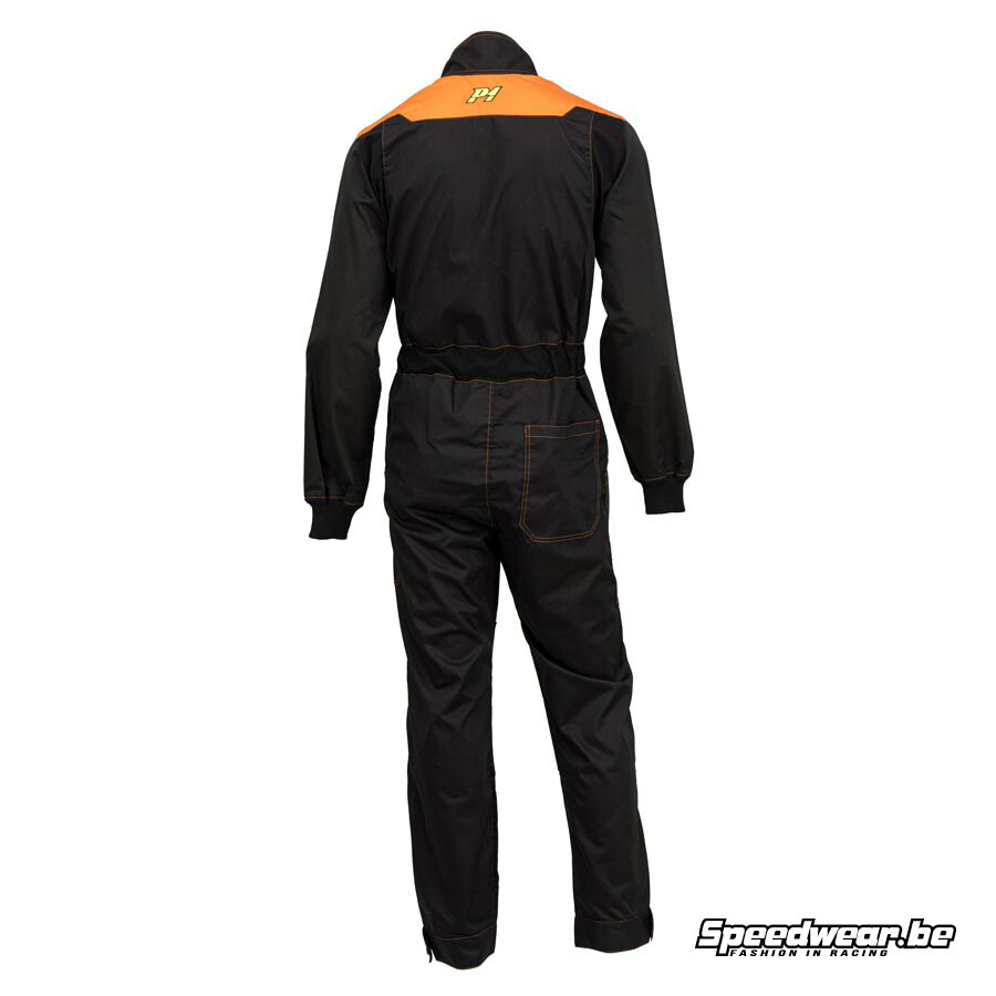 P1 eenlagig mekaniekerspak type M3 achterzijde