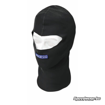 Sparco balaclava katoen Zwart