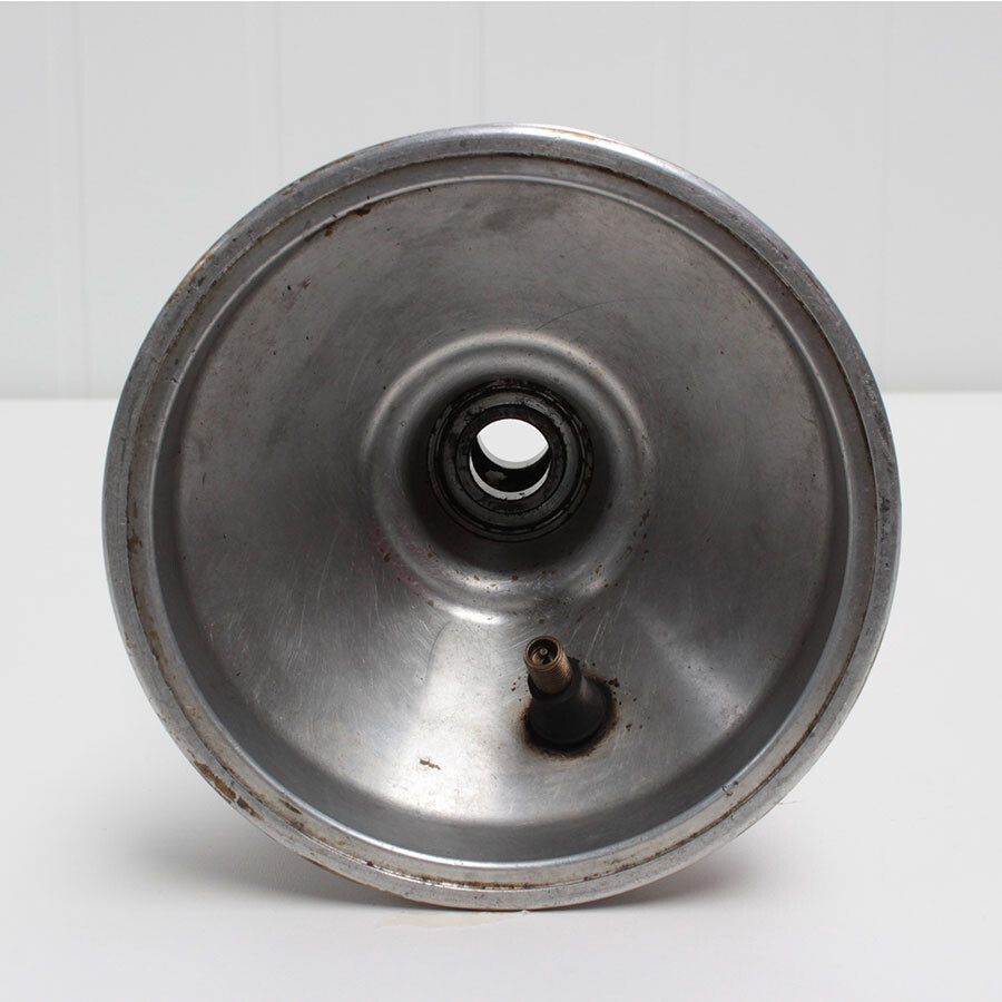 Aluminium kartvelg met lager 17mm 1stuk