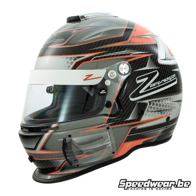 Zamp Racehelm RZ 44CE Carbon Oranje Design