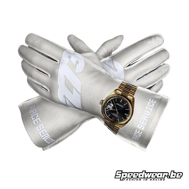 Minus 273 Gloves RACE SERVICE OFF White Asymmetric