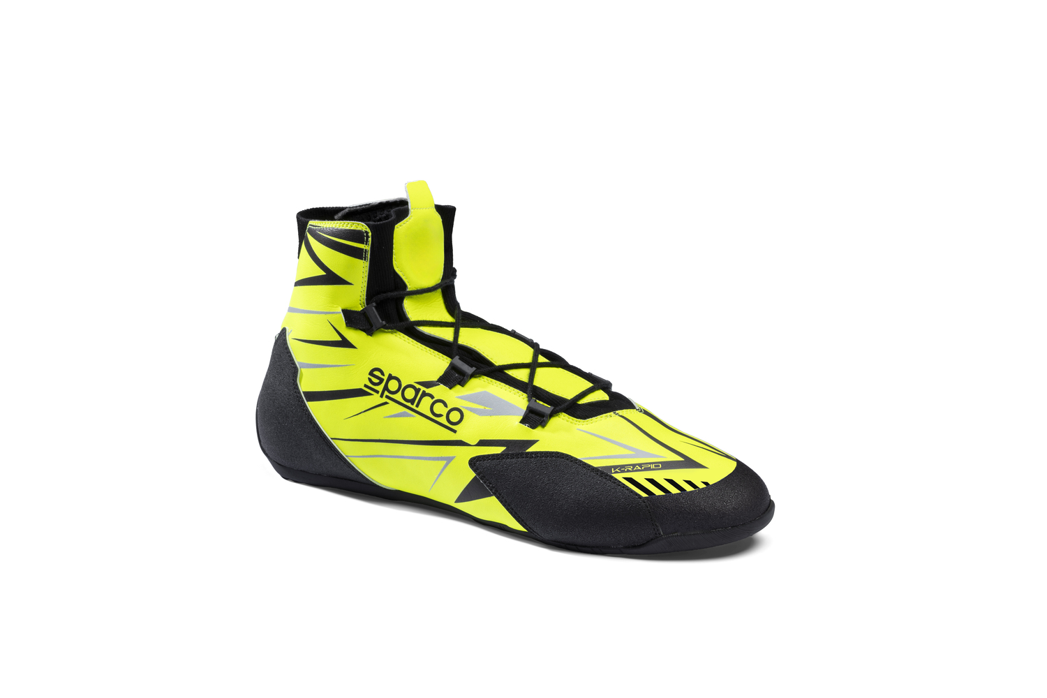 Sparco Kartschoen K-RAPID LACES Fluogeel