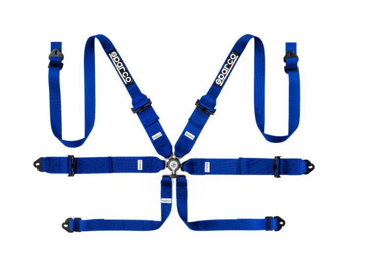 Sparco S04818RH1AZ 6-punts veiligheidsgordel
