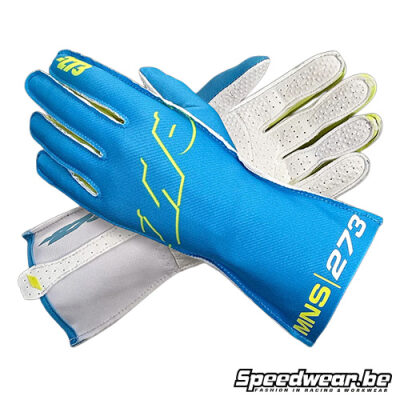 Minus 273 Racing Handschoen MNS 1 Cyaan Fluo Geel