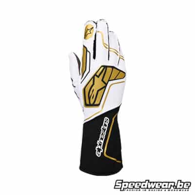 Alpinestars Karthandschoen Tech 1KX Wit Goud